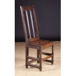 A Late 17th/Early 18th Century Joined Oak Chair (A/F).