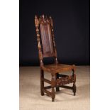 A William & Mary Oak Side Chair.