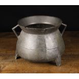 A 17th Century Bronze Cauldron with scratch mark for John Kemp Foundry, Ticehurst, East Sussex,