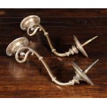 A Pair of 16th Century  Italian Brass Wall Sconces.