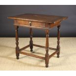 A Late 17th/Early 18th Century Oak Side Table.