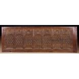 A Fine Pair of 15th Century Walnut Coffer Fronts;