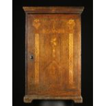 An 18th Century Marquetry Spice Cabinet.