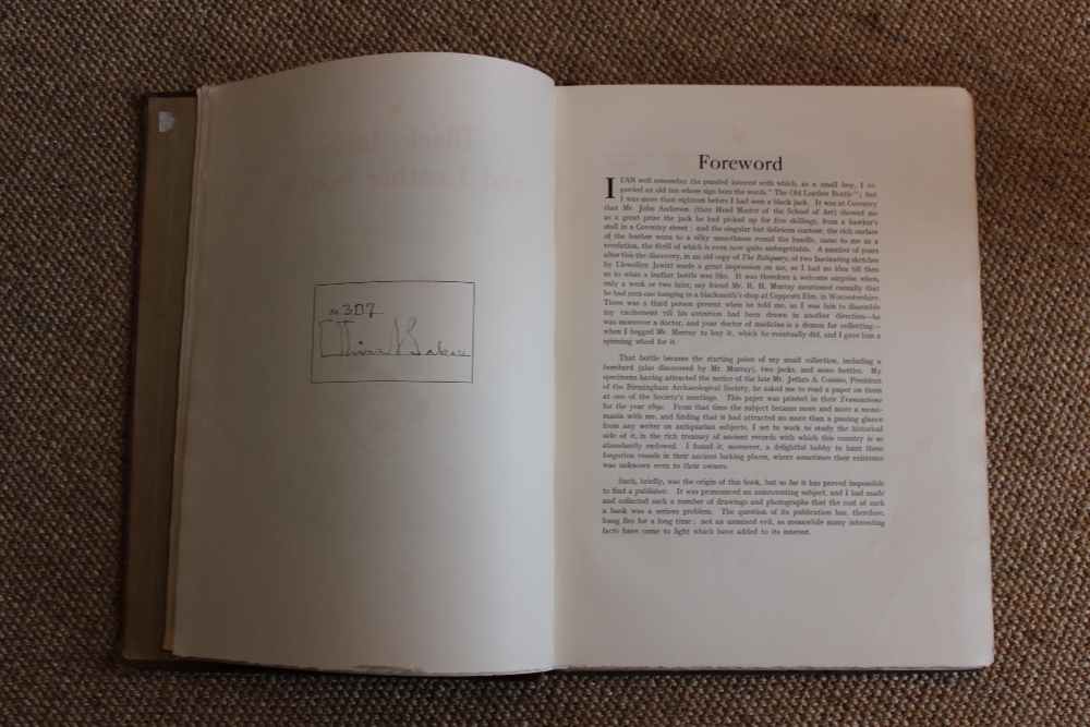 A Signed Limited Edition Book: "Black Jacks & Leather Bottells" by Oliver Baker with numerous - Image 3 of 3