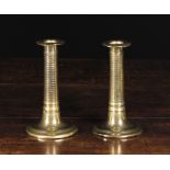 A Pair of 19th Century Brass Candlesticks.