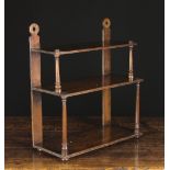 A Set of Late 18th/Early 19th Century Open Shelves of diminutive proportions,