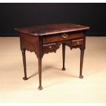 A George II Provincial Oak Lowboy of fine colour and patination.