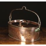 An 18th Century Copper Fish Kettle.