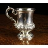 A Victorian Silver Christening Mug hallmarked London 1840 with Joseph & Albert Savory's makers