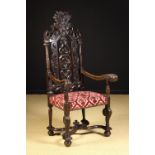 A Fine Early 18th Century Carved Walnut Armchair, Circa 1700.