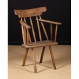 An Early 19th Century Irish Stick Back Armchair.