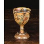 A Charming 19th Century Turned Treen Goblet Circa 1830, possibly American.