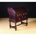 A Fine Late 17th Century Oak Jettied Bureau on Stand of good colour & patination.