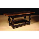 A 17th Century Dutch Oak Refectory Table.