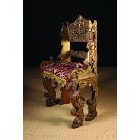 A 17th Century Gilt-wood Chair.