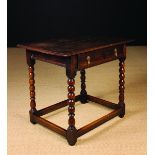 A Late 17th Century Oak Side Table.