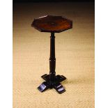 An 18th Century Oak Candle-stand.