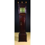 An 18th Century Oak Longcase Clock with thirty hour movement by Richard Marshall.