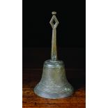 A Gothic Style Bronze Table Bell.