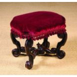 A William & Mary Stool.