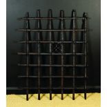 A Late 14th Century Wrought Iron Grill (from a property in Bruges).