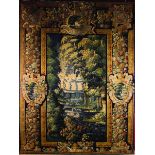 A 17th Century Aubusson Verdure Tapestry.