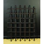 A Late 14th Century Wrought Iron Grill (from a property in Bruges).