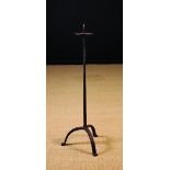 An Antique Wrought Iron Pricket Stand.