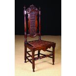 An Early 18th Century Cherrywood Side Chair.