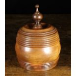 A 19th Century Turned Treen Tobacco Jar.