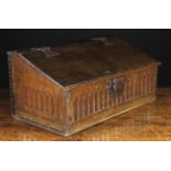 A 17th Century Boarded Oak Desk Box of good rich colour & patination.