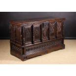 A French 16th Century & Later Gothic Coffer.