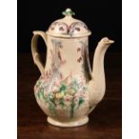 An 18th Century Staffordshire Creamware Coffee Pot & Cover attributed to William Greatbatch,