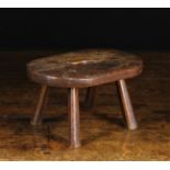 A Small 19th Century Rustic Stool.