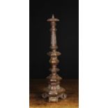An 18th Century Giltwood Pricket Candlestick.