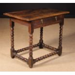 A Late 17th Century Walnut Side Table.