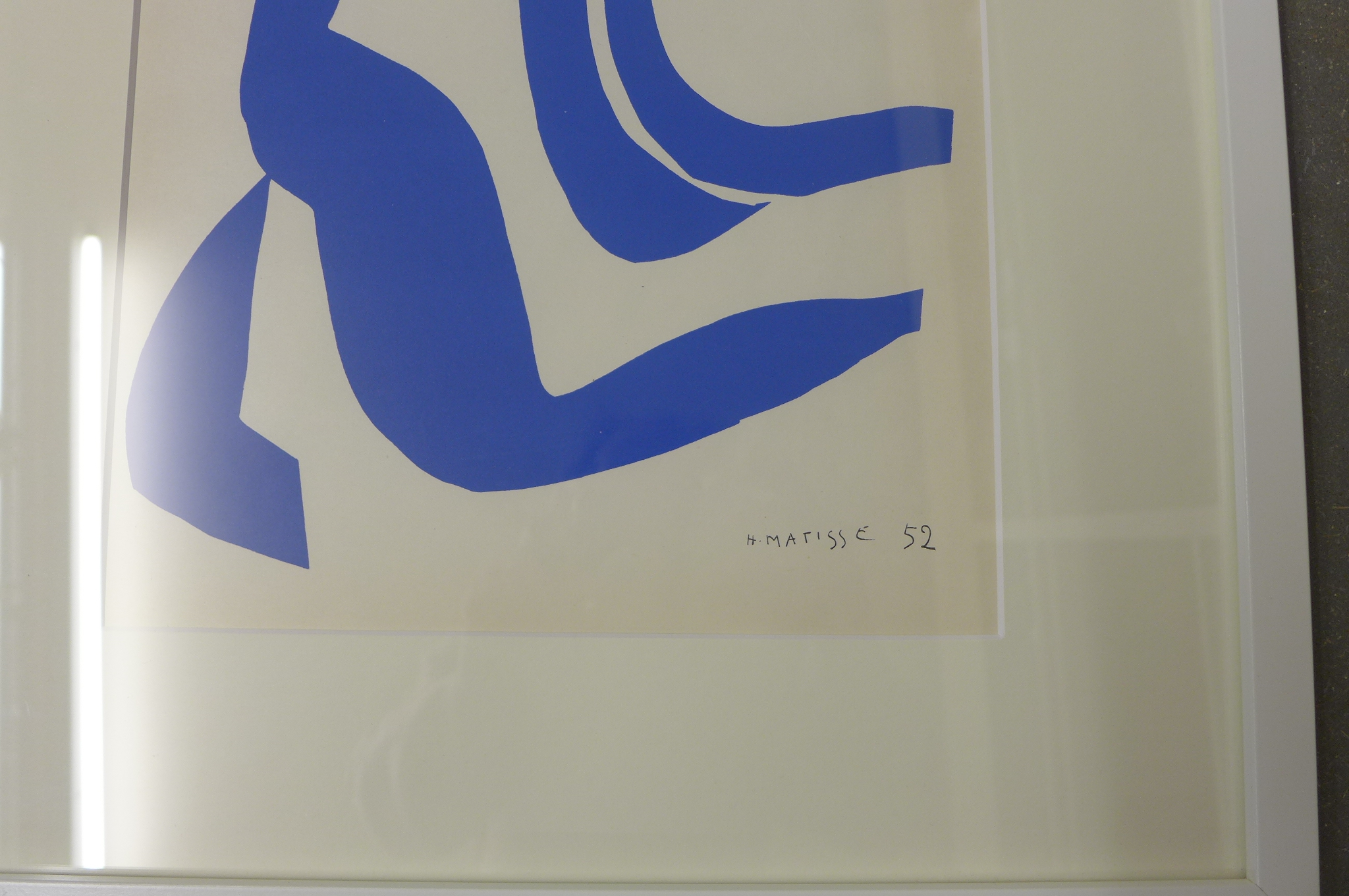 Henri Matisse - original lithograph 1954 - Blue Nude XI - printed by Mourlot, - Image 2 of 3