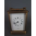 Mappin and Webb London French brass carriage clock - not working,