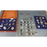 A selection of coins and medallions including early English silver hammered coins - 64 pieces in