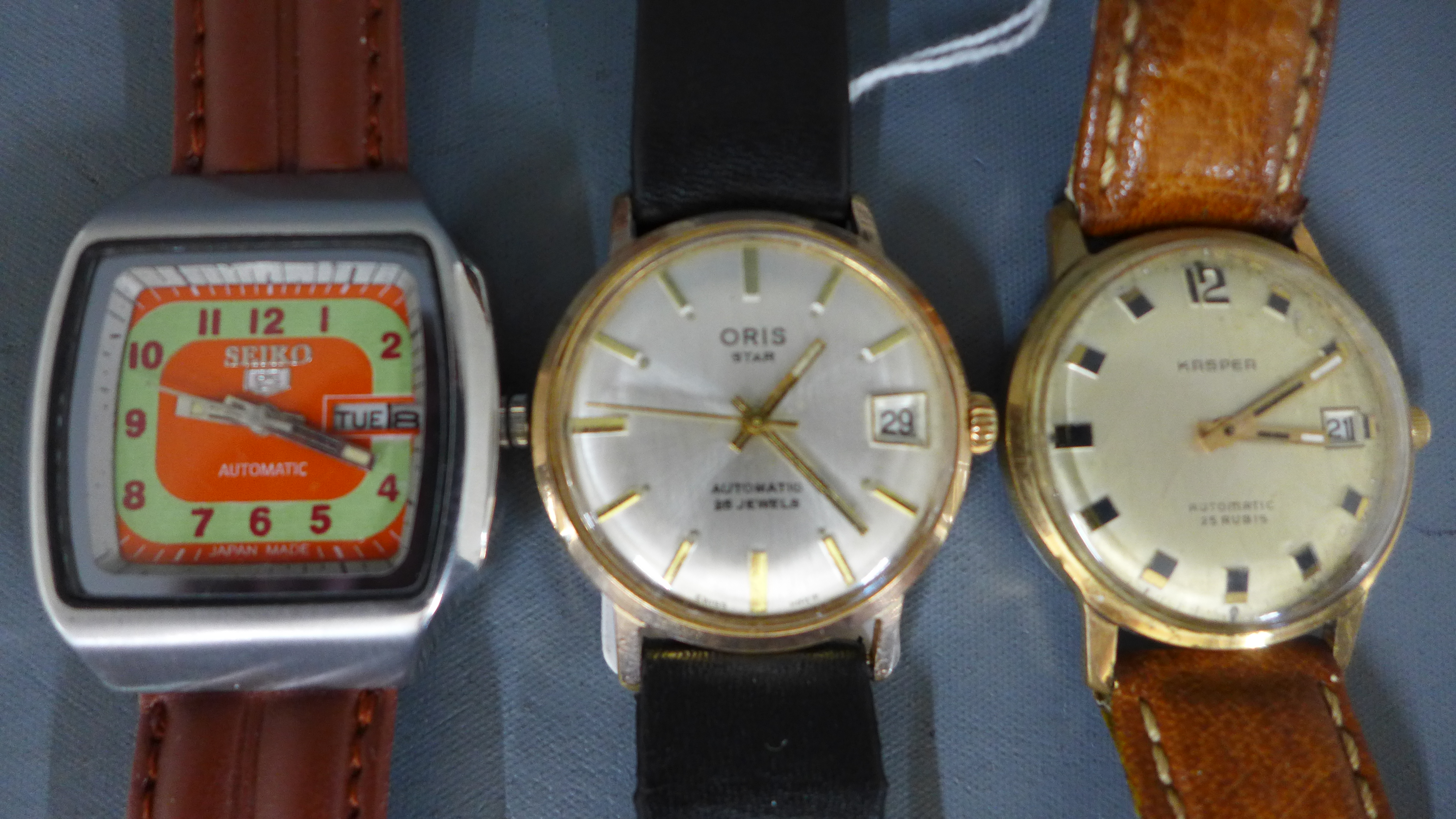 Three Gents wristwatches - Kasper Automatic,