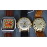 Three Gents wristwatches - Kasper Automatic,