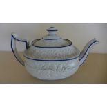 A Castleford type 19th century teapot - in good condition - Height 13cm Provenance: Sherford House,