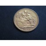 Victorian 22ct gold Sovereign dated 1894