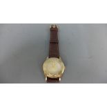 A 9ct gold cased Longines gentleman's wristwatch,