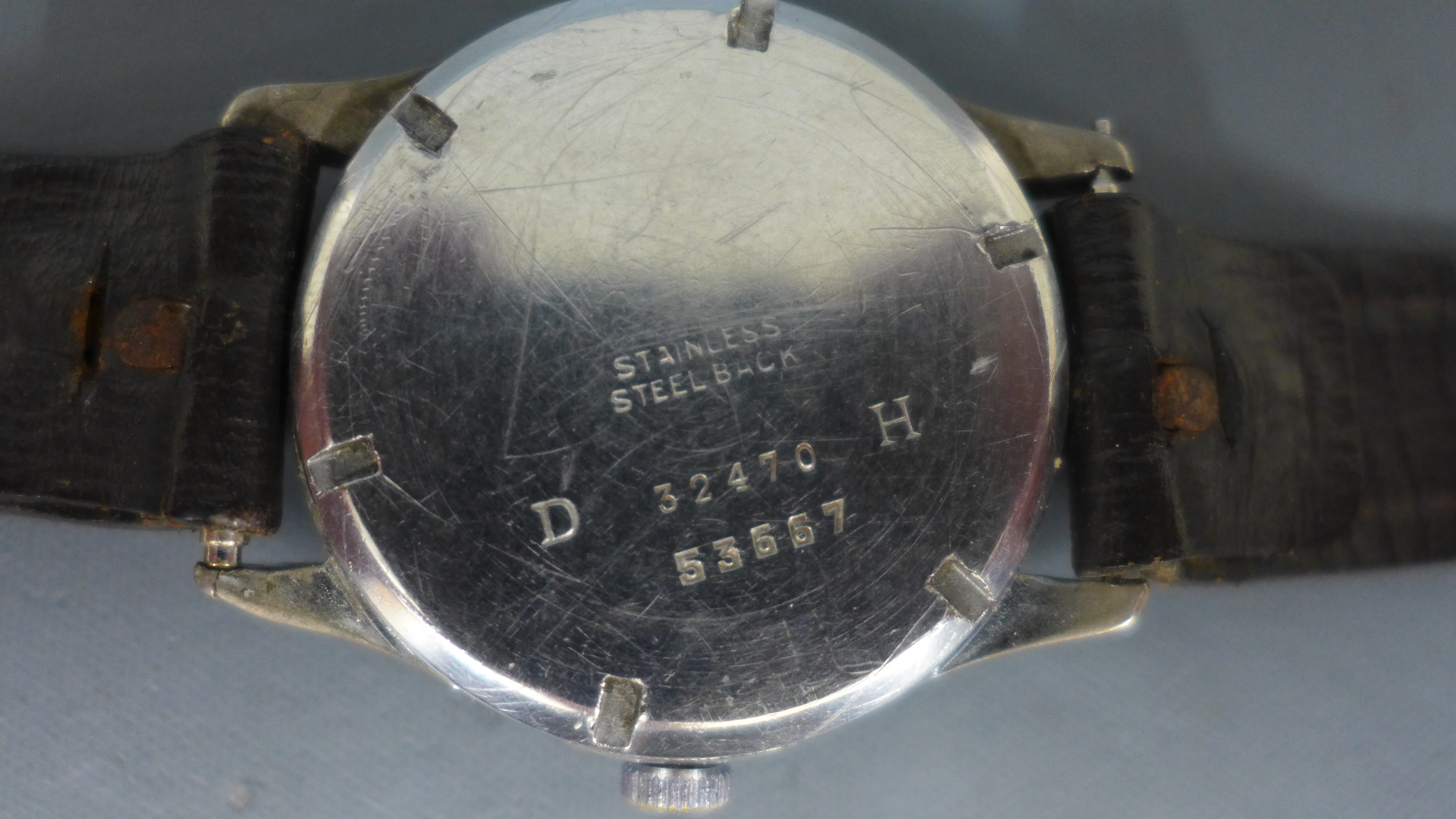 A German WWII Arsa Wasserdicht Stossgesichert wristwatch circa 1940's, - Image 3 of 3