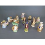 A collection of twelve Beatrix Potter figures mainly Beswick - all good