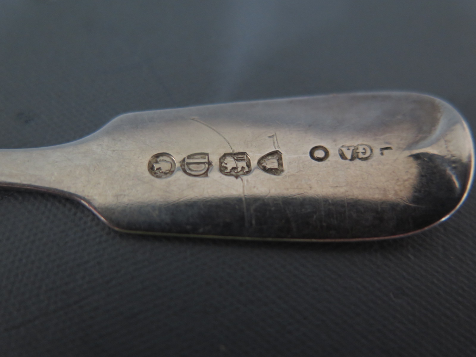 Two sets of six silver teaspoons all by GA - total weight approx 6. - Image 2 of 3