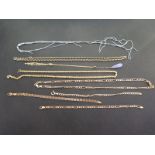 An assortment of chains - To include some broken,