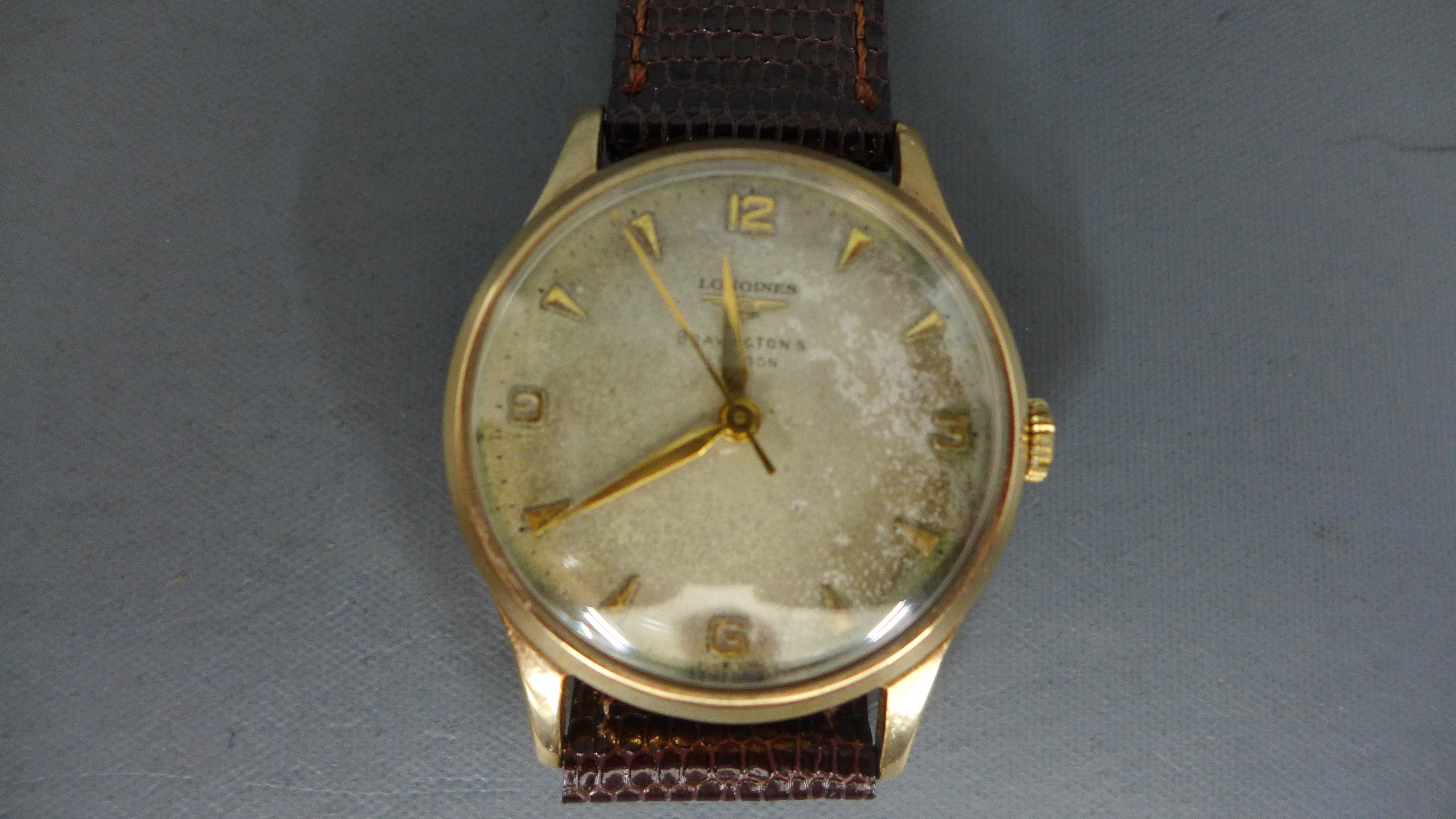 A 9ct gold cased Longines gentleman's wristwatch, - Image 2 of 3