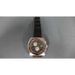 Sicura - A 1970's Sicura Breitling gentleman's manual wind chronograph wristwatch the circular